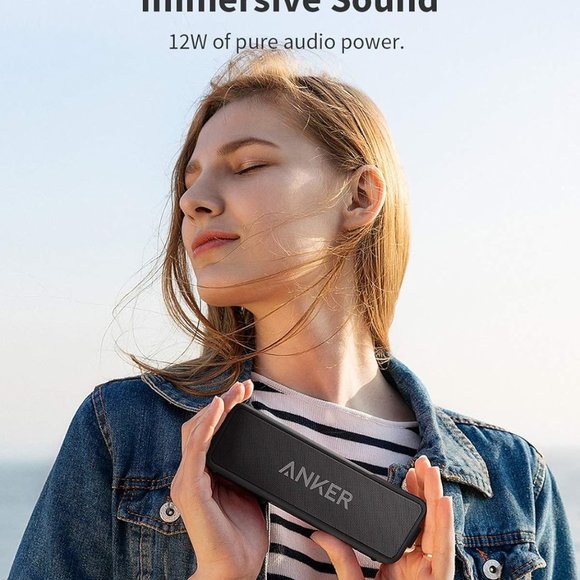 Anker Soundcore 2 Portable Bluetooth Speaker with 12W Stereo Sound, Bluetooth 5 - Picture 4 of 7